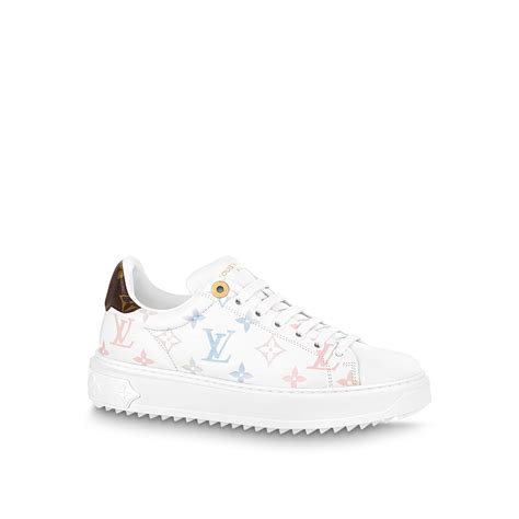 louis vuitton time out dames sneakers wit/bruin|Time Out Sneaker .